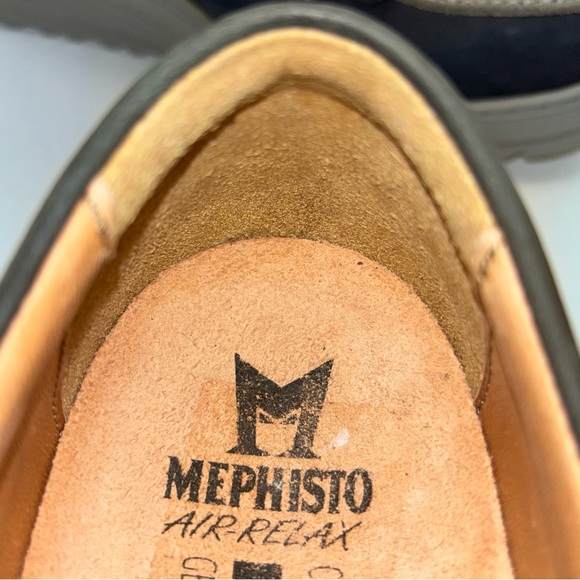 Mephisto Air Relax Mobils suede / leather lace-up loafers ladies 7 - Picture 9 of 11